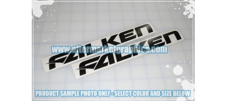 Falken Tires Decals - Pair (2 pieces)